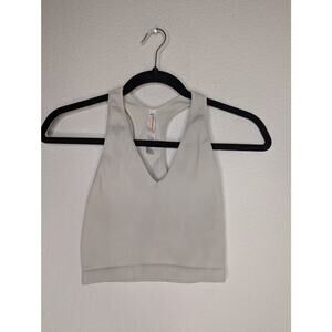 Free People Movement Ribbed V Neck Racerback Sports Bra S